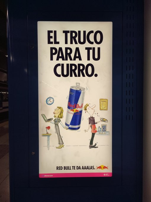 outsidersesp's tweet photo. Es una vergüenza que en un país como España, con el índice que hay de consumo de ansioliticos y antidepresivos a causa de la explotación laboral, una marca se digne a hacer un anuncio publicitario como este. 

El truco para tu curro es que mejoren las condiciones laborales. 

No hay otra.