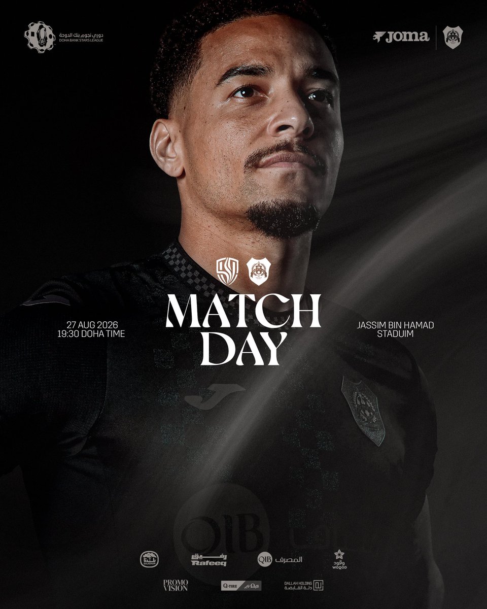 AlrayyanSC's tweet photo. ثاني مواجهاتنا في الدوري اليوم 🖤✨

#الريان | #AlRayyan https://t.co/8WDRD6BgWp