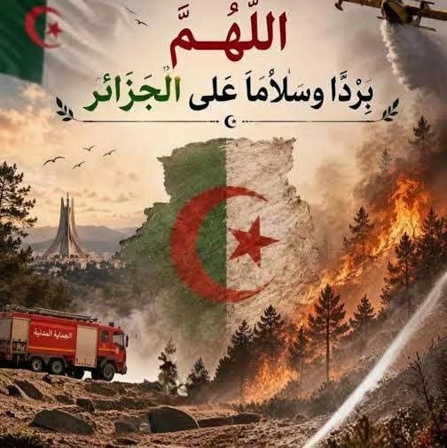 AziebSamia's tweet photo. اللهم بردا وسلاما على الجزائر وأهلها ....اللهم بردا وسلاما على ولاية جيجل وأهلها....اللهم احفظهم بحفظك وارعاهم بعينك التي لا تنام 🙏🇩🇿 https://t.co/YSM4pxpUuq