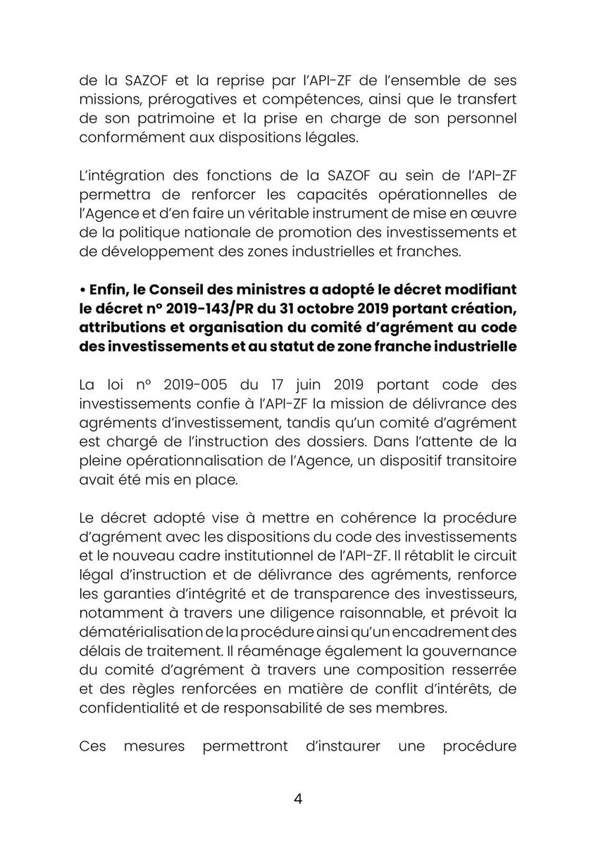 presidencecstg's tweet photo. Le Conseil des ministres s’est réuni ce mercredi 26 août 2026, sous la présidence de Son Excellence, Monsieur @FEGnassingbe, Président du Conseil.

Le compte rendu dans le communiqué ci-dessous. ⬇️ https://t.co/K7ZV4bN4mA