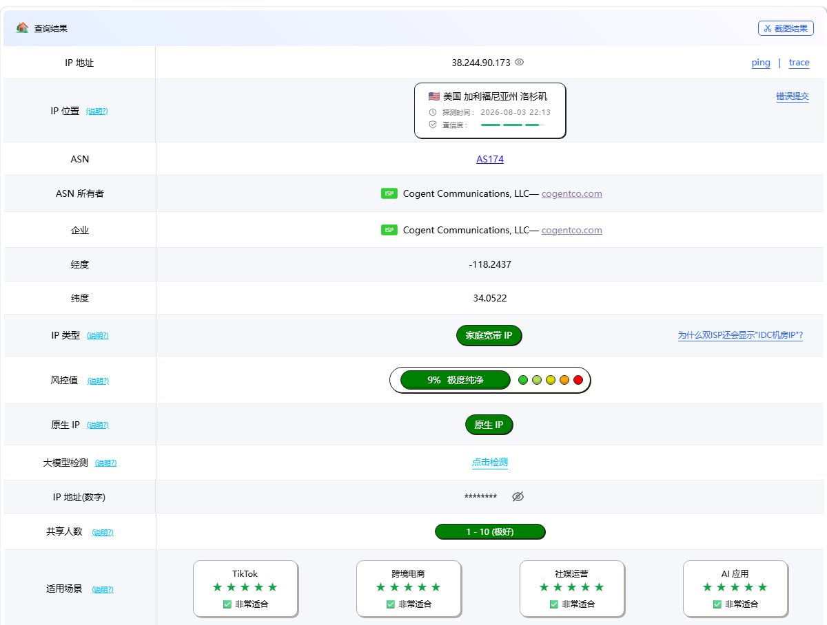 cryptoguy007's tweet photo. 为什么你的账号权重总比别人低？🤔做 TK的应该都有这种感觉：同样的内容，别人发出来轻松破万，你发出来却卡在三位数。你以为是内容不行，于是模仿热门视频，结果还是老样子。

我思来想去，问题可能在 IP 上。平台给每个账号分配一个初始权重，这个权重决定你第一条视频会被推给多少人。而初始权重的计算中，IP 类型是一个核心变量。

用机房 IP 注册的新号，初始权重偏低，平台只给你一小部分流量试探反应。数据稍微不好，就直接掐断推荐。

用住宅 IP 注册的新号，初始权重相对正常，平台愿意给更多展示机会。你的内容稍微好一点，就能跑出来。

住宅IP我换的这家，https://t.co/9fGqWHqyJW 自测纯净度高，才不到5刀/月， 注册即领22%优惠