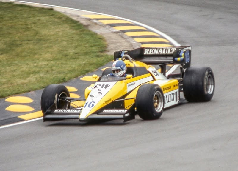 AutoTradition's tweet photo. Many happy returns to @derekwarwick for today. Tim Marshall photos of him at @Brands_Hatch in 1983 and 1984. #DerekWarwick #Delboy #Warwick #Legend #HappyBirthday https://t.co/cbnvUCv6Vn