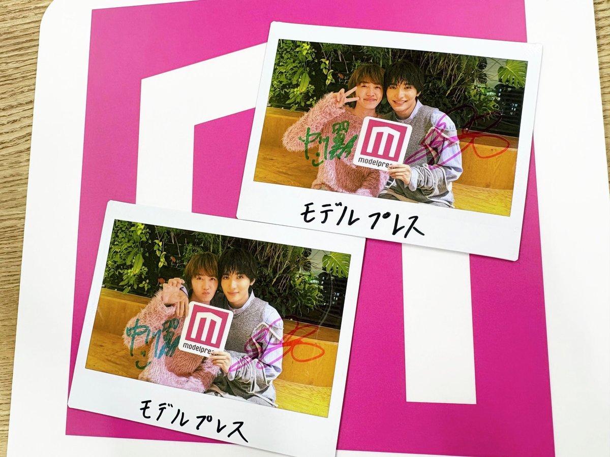 modelpress's tweet photo. ／
中川翼さん＆桜木雅哉（原因は自分にある。）さんサイン入りワイドチェキを2名様に🎁
＼

1️⃣モデルプレスX（@modelpress）をフォロー
2️⃣「#モデルプレス読者プレゼント」と記事の感想を添えてこの投稿を引用ポスト

9/10（木）23:59締切

🎤インタビュー前編
https://t.co/8128znKqBk

#ちょとら https://t.co/2BN5jeeRyp