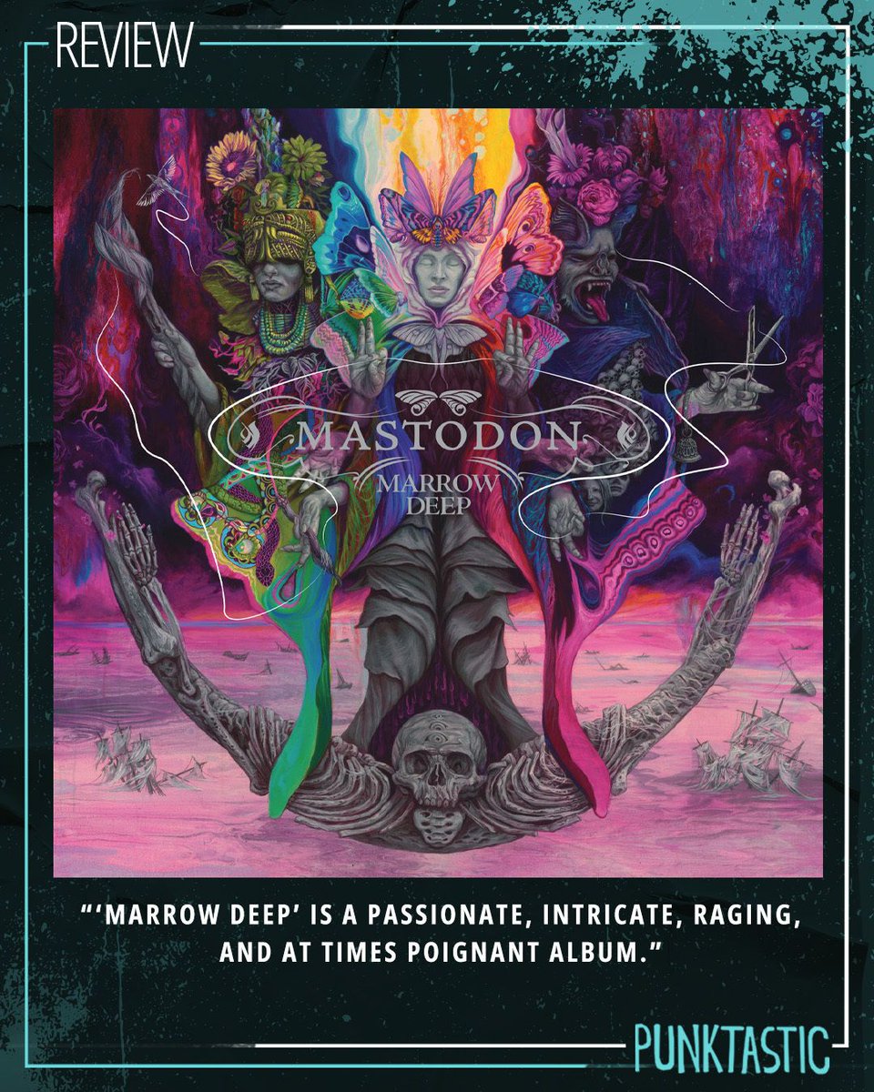 punktastic's tweet photo. REVIEW: "‘Marrow Deep’ is a passionate, intricate, raging, and at times poignant album."

@mastodonmusic are back with a new album this Friday!

https://t.co/LavmCH9EDU https://t.co/MhwYcsqGxg