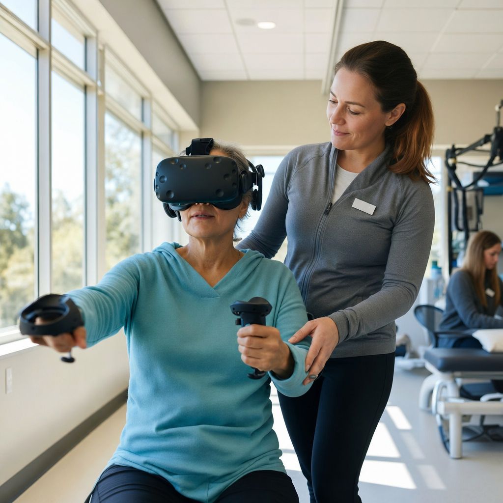 OctalysisGroup's tweet photo. Physical therapy is boring and painful, so most patients quit. 

VR does not remove the pain. It gives the same repetitive movement a reason to be repeated: score, progress, a world that reacts. 

Yet in the end, even though it's immersive, it's still linear, just prettier and more intense, but not necessarily engaging. It is definitely not more engaging, and definitely not built for habit formation. 

For that, we need something completely different. 

https://t.co/7avshm6wjN