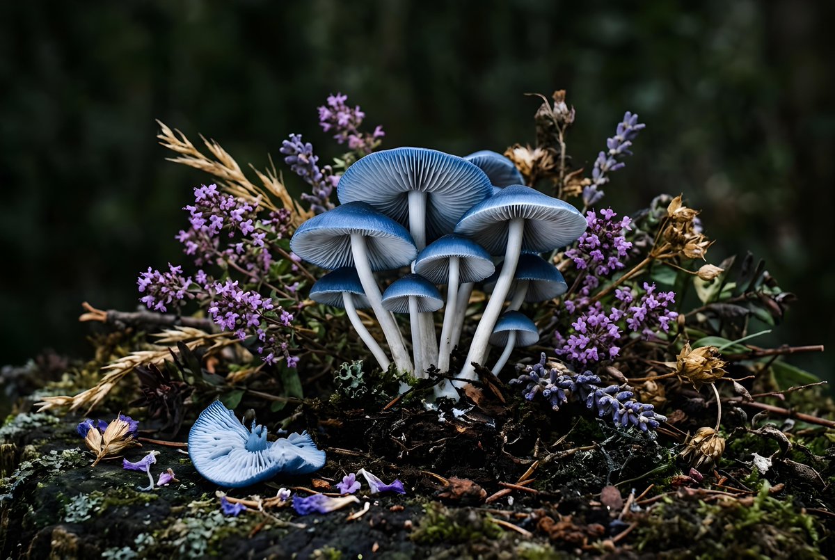 Mushroom Still Life Composition