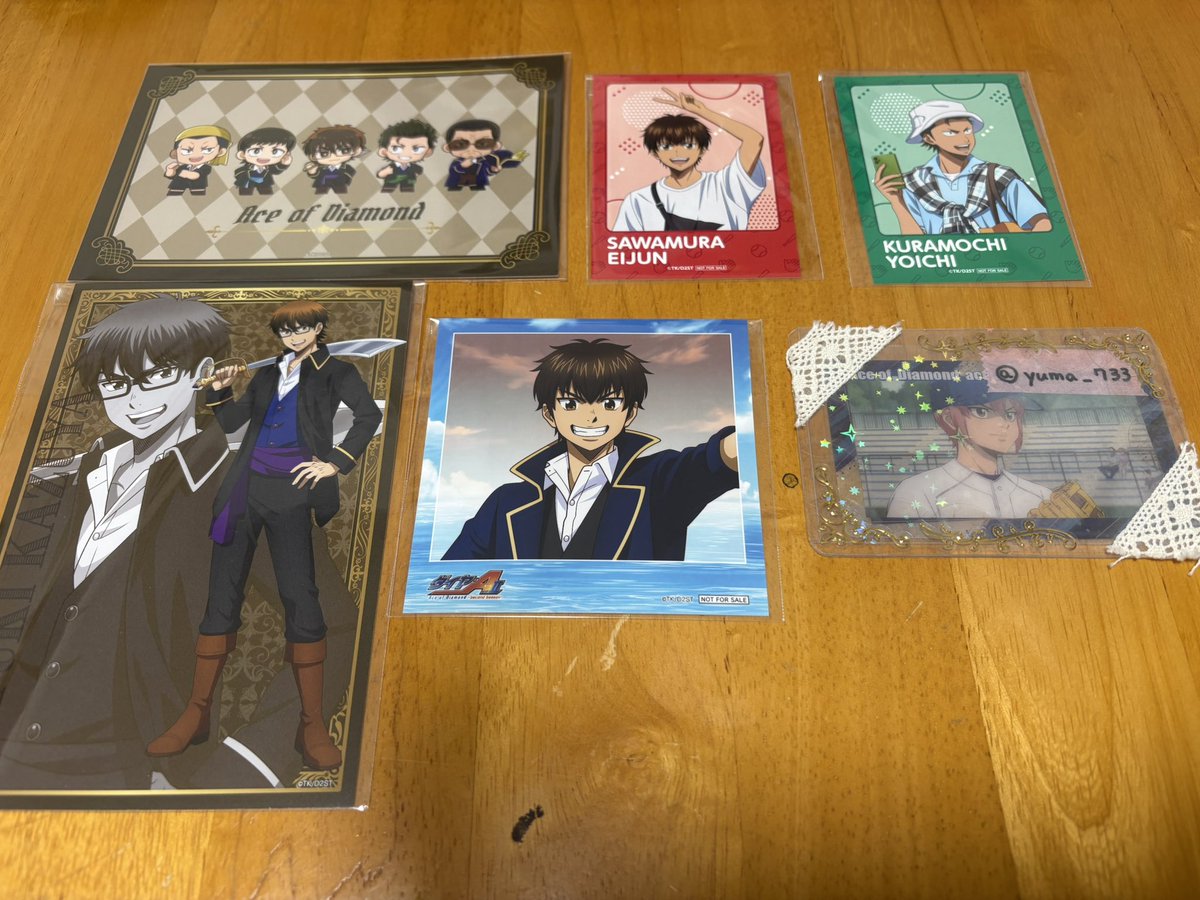 yuma_733's tweet photo. 【譲渡・交換】ダイヤのA  缶バッジ トレカ ミニキャラアクリルスタンド 購入特典 予約特典

譲）☆御幸☆沢村 倉持 奥村〇降谷〇金丸

求）画像 異種交換🉑

〇は定価➕送料で買い取り🉑
交換後の再譲渡🉑
☆は〇を含めての交換、条件良い方優先
検索よりお気軽にお声掛けください😊 https://t.co/zbl5046tAM