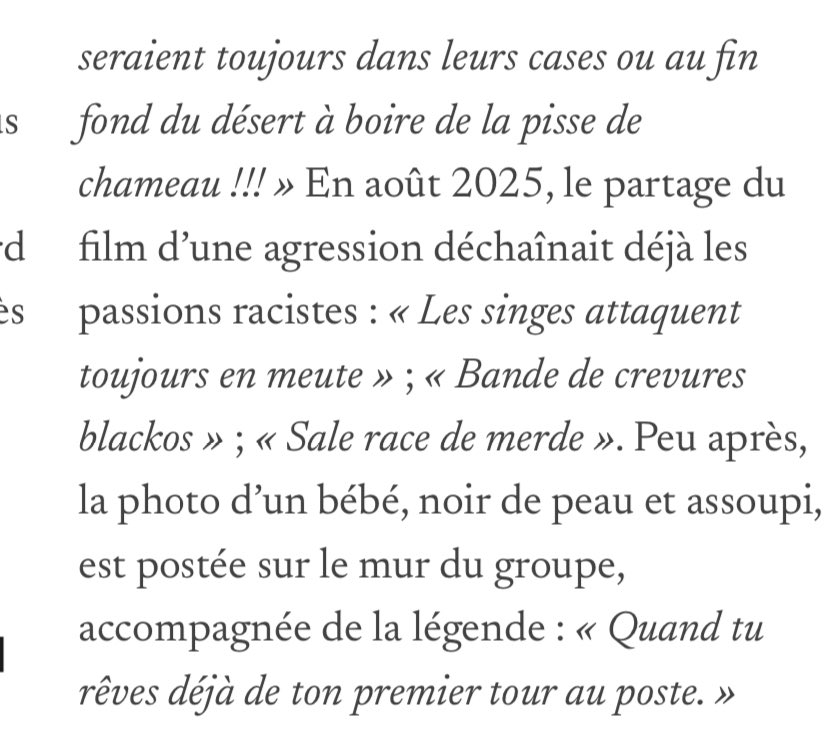 BMoon_bee's tweet photo. ⚠️Quelques extraits de l’enfer raciste qui sévit sur FB autour d’Erik Tegnér, de Frontières et de militants d’extrême droite de Marine Le Pen qui appellent en meute au meurtre de noirs et musulmans et au harcèlement raciste de personnalités publiques et politiques, notamment LFI! https://t.co/qoVsev7MaZ