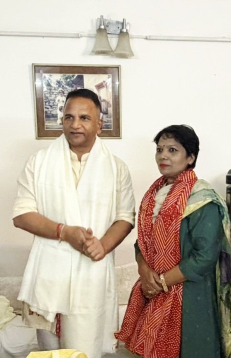 Leelasingh1978's tweet photo. SC मोर्चा दिल्ली प्रदेश महामंत्री बनने पर बड़े भाई  प्रदेश महामंत्री श्री @MohanGiharaBJP जी से आशीर्वाद लिया l @BJP4India @NitinNabin @blsanthosh @v_shrivsatish @BJPSCMorcha @LalSinghArya @MpDrBholaSingh @shivesh4BJP @BJP4Delhi @hdmalhotra @PavanRanaRSS @scm4bjp_delhi https://t.co/ONQnCSQyAx