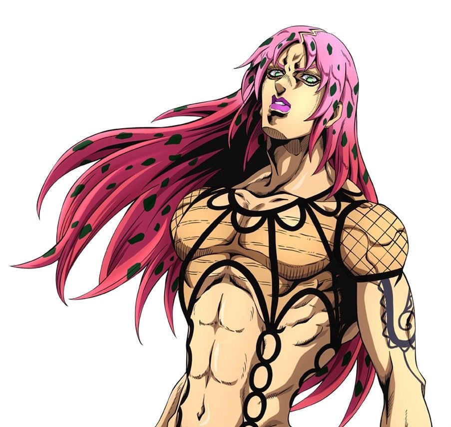 aureoprince's tweet photo. i love when araki adds pink girls https://t.co/P3Q10RXTuv