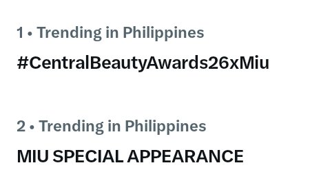 ms_erosofnyx's tweet photo. Muay was trending here in the Philippines. 💪🏻✨

MIU SPECIAL APPEARANCE 
#CentralBeautyAwards26xMiu
#MiuNatsha #หมิวณัชชา https://t.co/guOjVHL4au