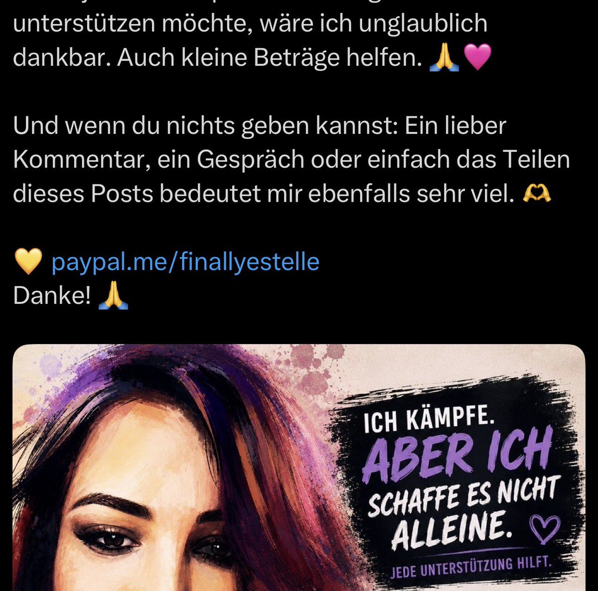 KingDustin666's tweet photo. @Meyermacht @marv_stella @JankaKluge @RegalLautsprech @SirYura_ @Nirea__ simone begeht eine insolvenzstraftat aber ist so doof und verbreitet ihre eigenen daten munter im internet 

bestes beispiel ist ihr paypal-link mit name und wohnort 

aber klar schuld sind immer nur die anderen und nicht sie selbst https://t.co/Jv4XAMv96X