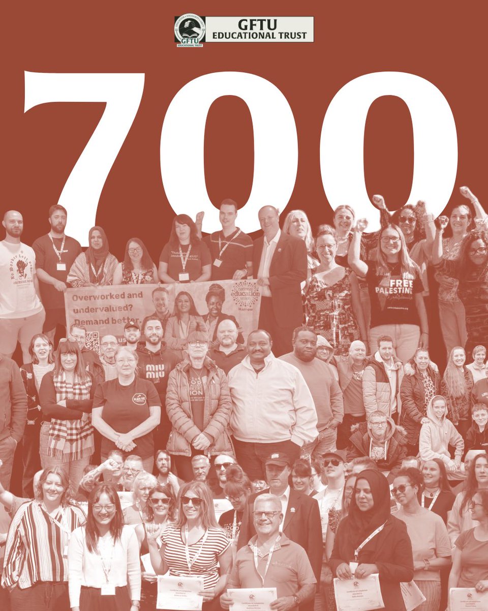 GFTUET's tweet photo. 7 0 0 registrations and climbing 🚀
Here at the home of trade union education, our doors are open ready to welcome all learners 👋
🏘Our independent, progressive education offer is like no other, register today - https://t.co/RDjxEpCRD4
#GFTUET #WorkersEducation https://t.co/xYhuDBeM4t