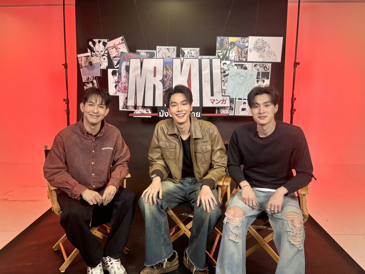 GMMTV's tweet photo. [LIVE] #MrKillSeriesLive มาแล้วน้าาา~ ตามมาพูดคุยกับ ‘ดิว ธี’ เตรียมพร้อมก่อนกดบัตรงาน “Mr.Kill Final EP. FAN MEETING” ไปด้วยกัน ✨

YT : https://t.co/4yJWlyrAxN
FB : https://t.co/382tV5THQ5
TT : https://t.co/i44d1ViT0P

“Mr.Kill มังงะสั่งตาย” 📓🚨
ทุกวันอังคาร เวลา 20:30 น. ดูทีวี ช่อง GMM25 
ดูย้อนหลัง แอป oneD ที่เดียว เวลา 21:30 น.
#MrKillSeries #GMMTV
@dew_jsu @vitheepanich