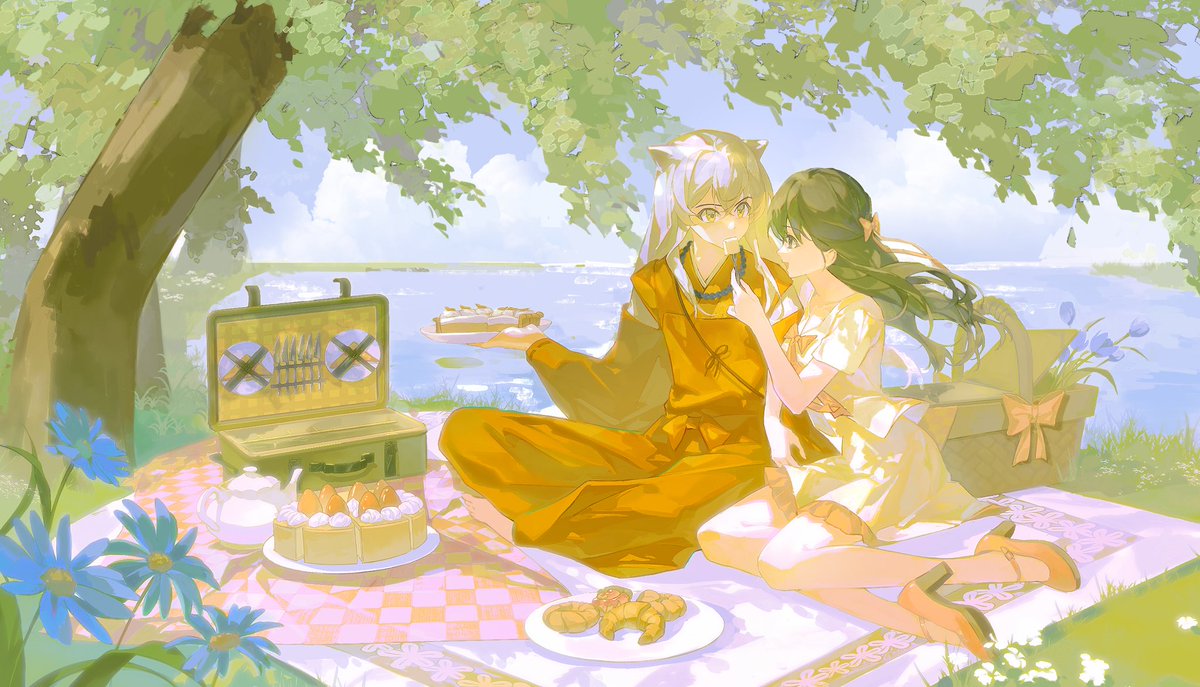 Stella1h5b's tweet photo. 一起去野餐
#inukag #inuyasha #kagome #犬夜叉 #日暮かごめ https://t.co/fMTQ9Gk9i8