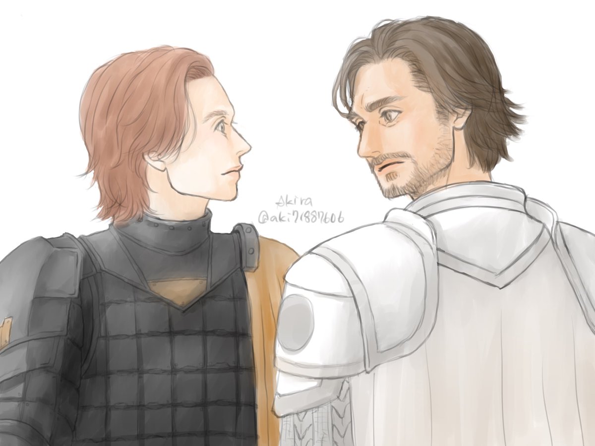 aki71887606's tweet photo. city watch &amp; kings guard 
I read book!gwayne was a member of city watch in king’s landing 
#doodle #gwaynston https://t.co/fhmqag3oFd