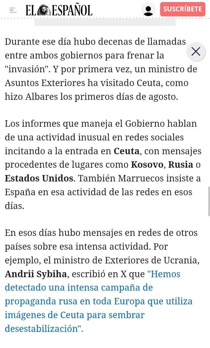 KononovAndr's tweet photo. Este momento tenía que llegar y ha llegado.

El gobierno exculpa a Rabat por la crisis de Ceuta y culpa de todo lo ocurrido a Rusia.

Además, para defender su tesis, cita como fuente fiable nada menos que al ministro de Exteriores de Ucrania, país que está en guerra con Moscú. https://t.co/l8wMdzNOqe
