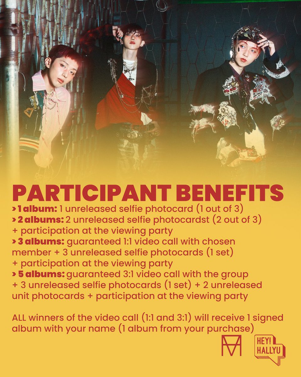 HeyHallyu_'s tweet photo. 1:1 &amp; 3:1 VIDEO CALL + VIEWING PARTY M.O.N.T - UNLOCK - 6TH MINI ALBUM 

MINT! 💛 This is your chance to talk to @m.o.n.t_official ❤️ We are SO glad to be able to have this offer to you! 

⏱️ Application period: August 27th, 2026 16:00 CEST ~ September 2nd, 2026 23:59 CEST https://t.co/VNPuqjntf5