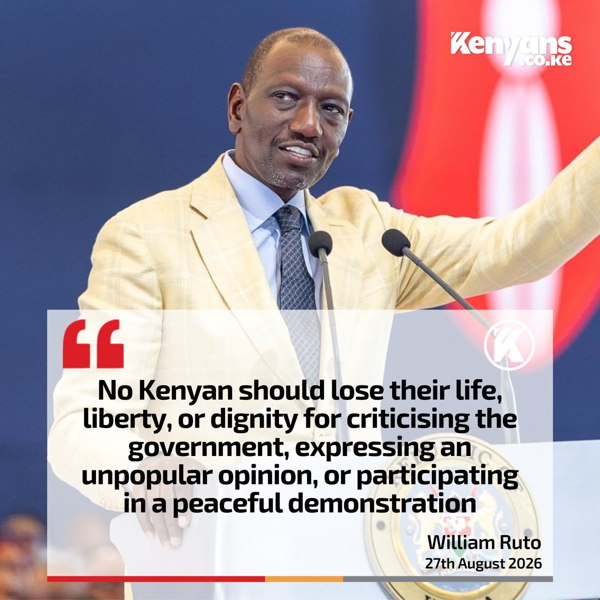 Kimuzi_'s tweet photo. I used to think Ruto is an idiot. He knows what he is doing. This is intentional. He speaks and does the opposite.

WE WILL NEVER FORGET!!

RUTO MUST GO! https://t.co/TXwnVfQFf8