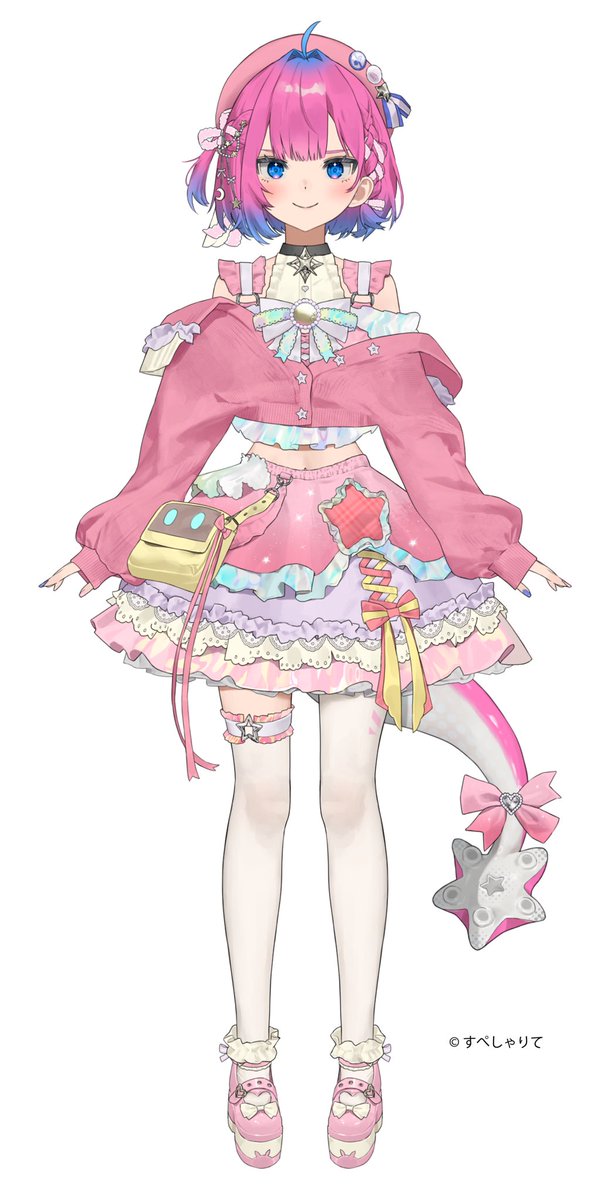 mashiroKta's tweet photo. すぺしゃりて所属:星屑ぷらね（@PlaneiHoshikuzu ）ちゃんの新衣装お仕立てさせていただきました！ https://t.co/6U1tASlF6O