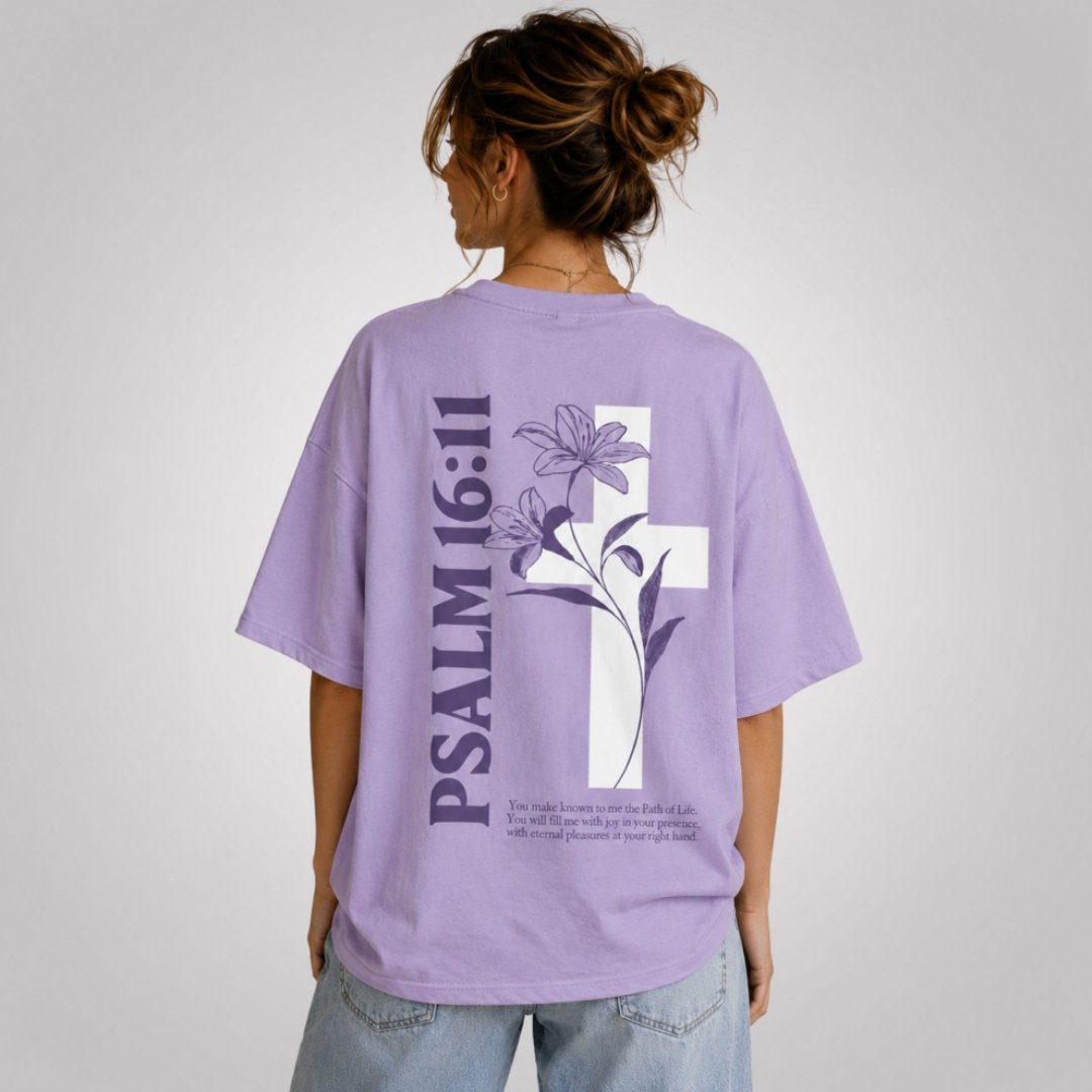 pathfindmedia's tweet photo. Introducing the Psalm 16:11 T-shirt, designed by Jade Parker, a third year student we are very proud of.

Grab yours here: https://t.co/Lv6YlmlPww https://t.co/Ppv6nwuwY5