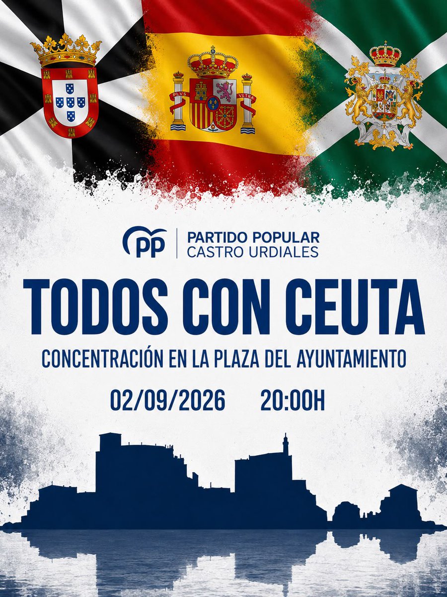 popularescastro's tweet photo. 👉🏻Pedimos que el @AytoCastro se sume formalmente a la propuesta de @fempcomunica y se implique en que toda la ciudad una su voz ante lo que está pasando.
¡#CastroUrdiales con #Ceuta! 

🗓️Te esperamos el próximo miércoles 2, a las 20:00h, en la Plaza del Ayuntamiento. https://t.co/lKu73T6JP2