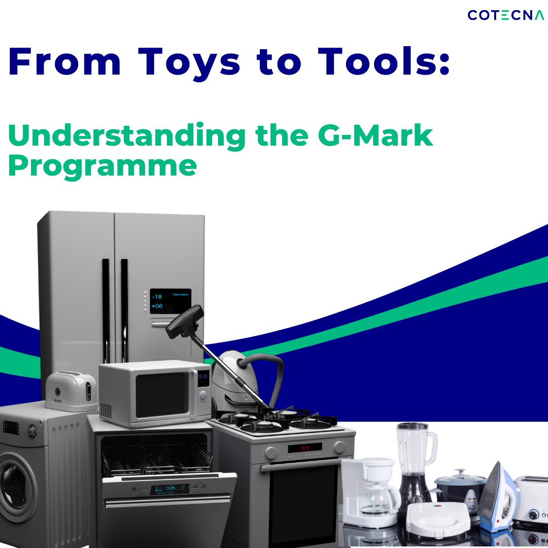 CotecnaME's tweet photo. Think G‑Mark is only for toys? Think again. 

Exporters must comply across GCC for appliances, lighting, plugs &amp; chargers. 

Learn how this programme impacts multiple categories in our latest article 👉 https://t.co/kPlMg2WVGM https://t.co/AhPFMzroHD