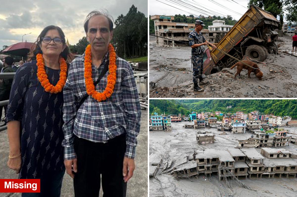 nypost's tweet photo. NY doctor's desperate plea for her parents who went missing in catastrophic Nepal flash floods: 'Worst 24 hours of my life' https://t.co/AlDdSJ0gPj https://t.co/6qvm7P7tGm