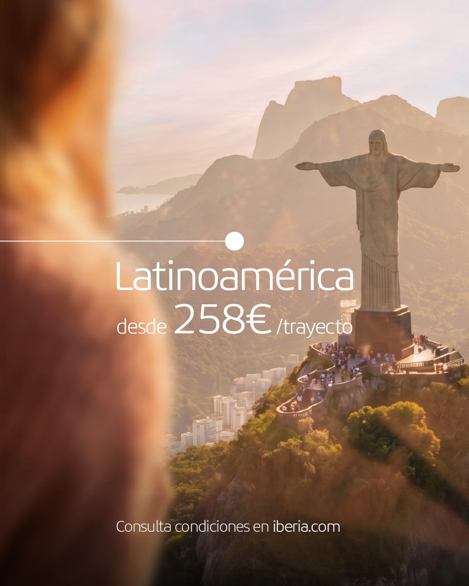 Iberia's tweet photo. La mejor forma de escapar de la rutina está a un vuelo de distancia✈️

Lanzamos una nueva campaña para volar a España, Europa, Norteamérica, América Latina y Asia a precios imbatibles.

Más información: https://t.co/JVnjgCD0we https://t.co/GE6XQui0tV