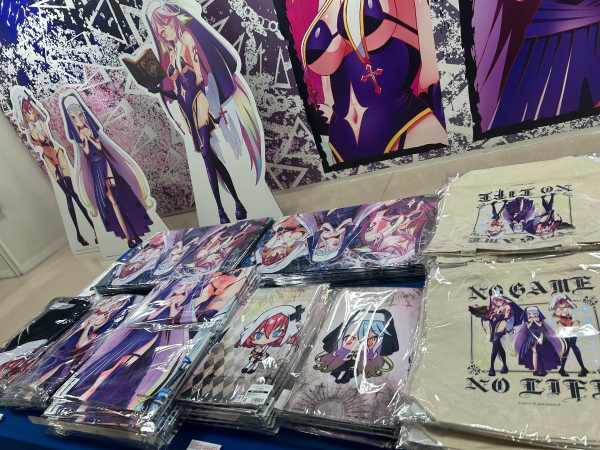 vs_hobbytengoku's tweet photo. 【ホビー天国2 6Fイベント】
【「ノーゲーム・ノーライフ」POP-UP SHOP 】いよいよ明日28日（金）より開催！
新規描き下ろしイラストを使用した各種グッズの先行販売や会場でのご購入特典抽選会など実施致します。

詳しくはこちら： https://t.co/l8jn9TjLn9

#ホビー天国2 #nogenora #ノゲノラ https://t.co/gy0BrHjiSM