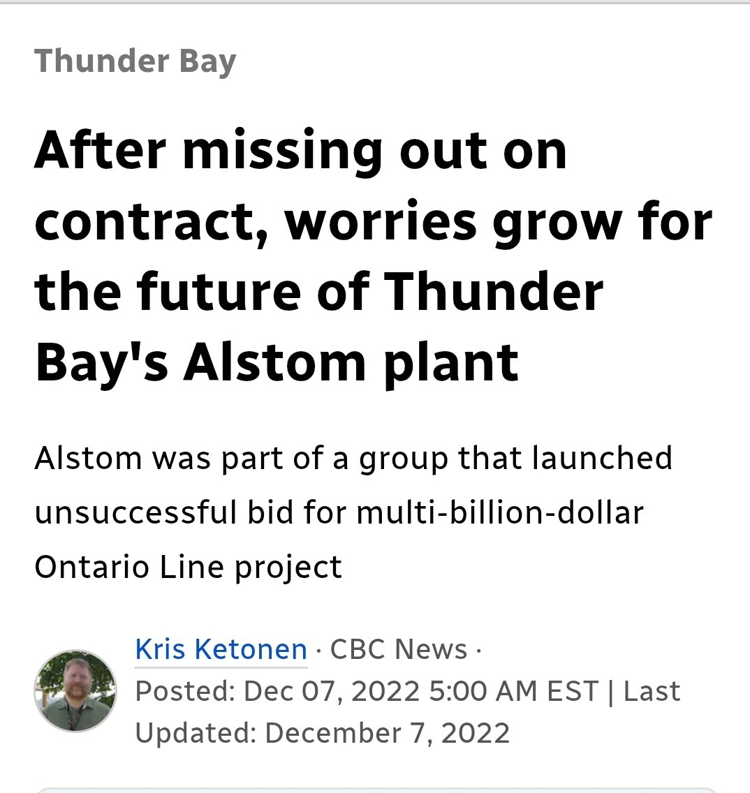 Freire1Pb's tweet photo. Ford's Maga gov secretly reduced Canadian content from 25% to 10%, bypassed Alstom local subway car manufacturer &amp; awarded $9B contract to Connect 6ix, a consortium led by Hitachi Rail U.S., to deliver Ontario line trains, systems, operations, &amp; maintenance for the next 30 years. https://t.co/Nbwgbk39Vo
