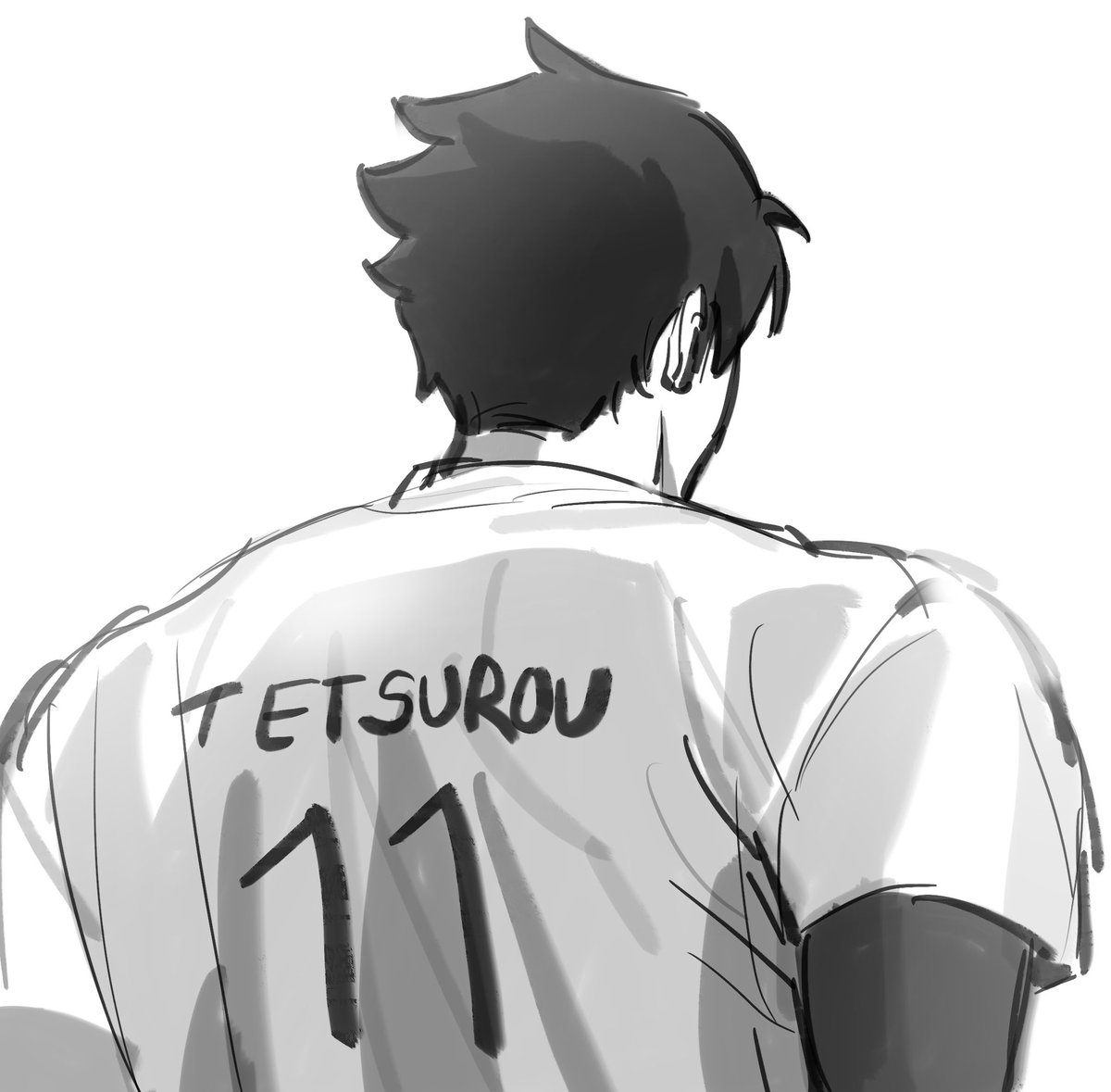 TomoeNuu's tweet photo. Kuroo if he still played volleyball instead of being in JVA #sketch #kuroo #haikyuu #tetsurou https://t.co/T4LmQpE6If