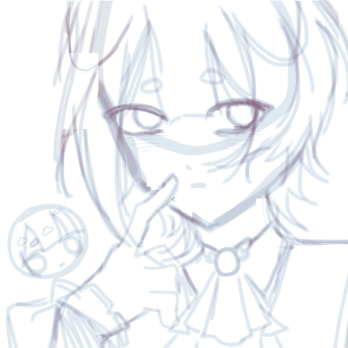 myuunyuun's tweet photo. Working on a peace offering pls dont kill me off yobubu https://t.co/sEq4kAGC2c