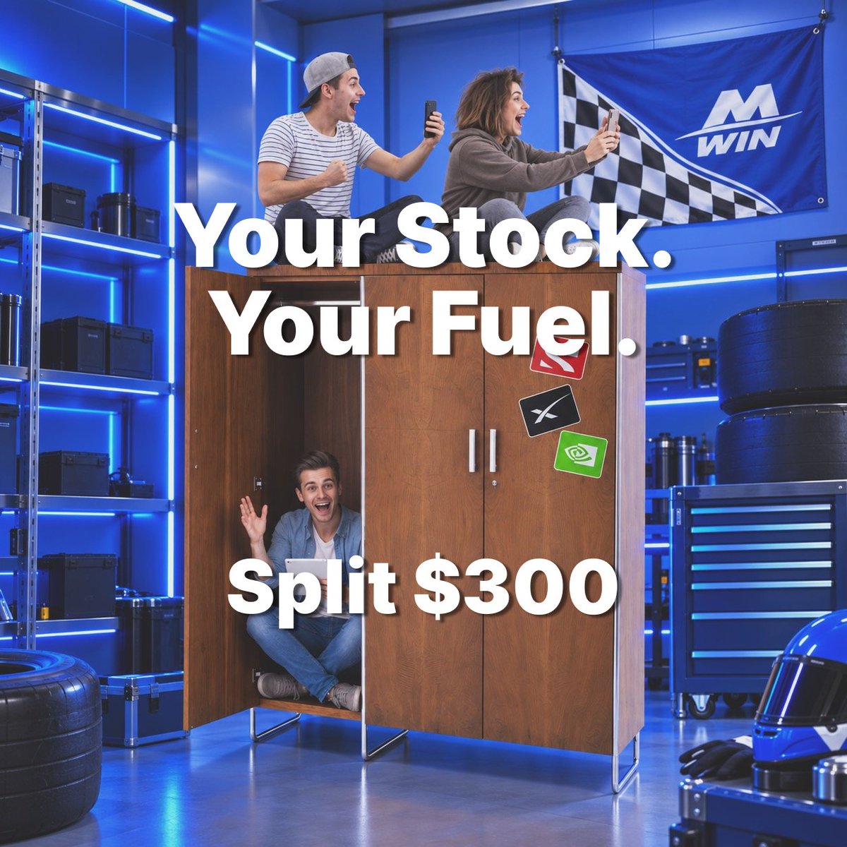 MEXC's tweet photo. Which stock is fueling your race through #MEXCWin Infinity Arena? 

How to enter:
1️⃣ Follow @MEXC + repost
2️⃣ Reply with the stock ticker that's carrying you + one reason why
3️⃣ Include your UID

15 winners split 300 $USDT.

Ends Aug 30. https://t.co/BQHAUyQ2L3