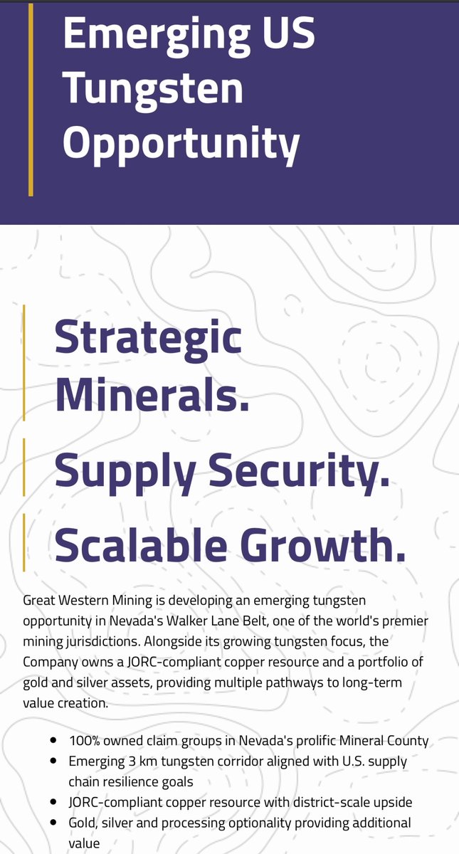 ZSS16298069's tweet photo. #GWMO #TUNGSTEN will MULTIBAG
#GWMO £18m mcap
#GMET £400m mcap
#TUNGSTENWEST £650m
Critical minerals, US asset, crazy low valuation
#TYM #GCM #MBT #AURR #VRS #NFX #ORR #CDL #STOCKS #SHARES #80M #SML #MTL #UKOG #VAL #BLU #MET1 #ZIOC #EUA #UFO #ALRT #CTAI #OMI #WSBN #COPPER https://t.co/nPyp7K60TC