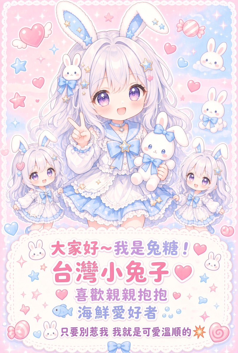 Rabbit52666625's tweet photo. 可愛兔糖！隆重登場！ https://t.co/cMZKTqcBq8