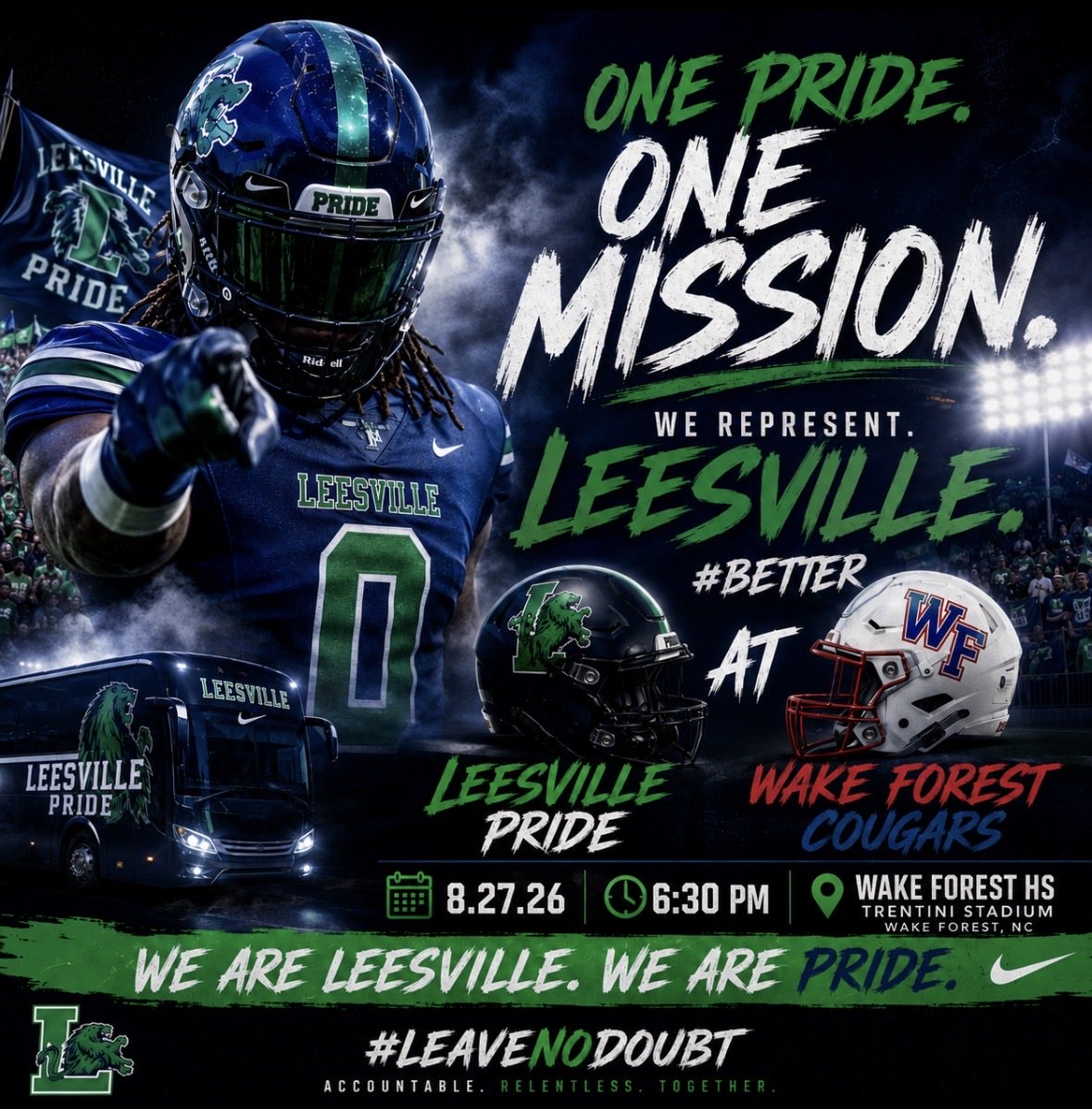 pride_leesville's tweet photo. GAMEDAY!!! #BETTER https://t.co/go39akd6Kc