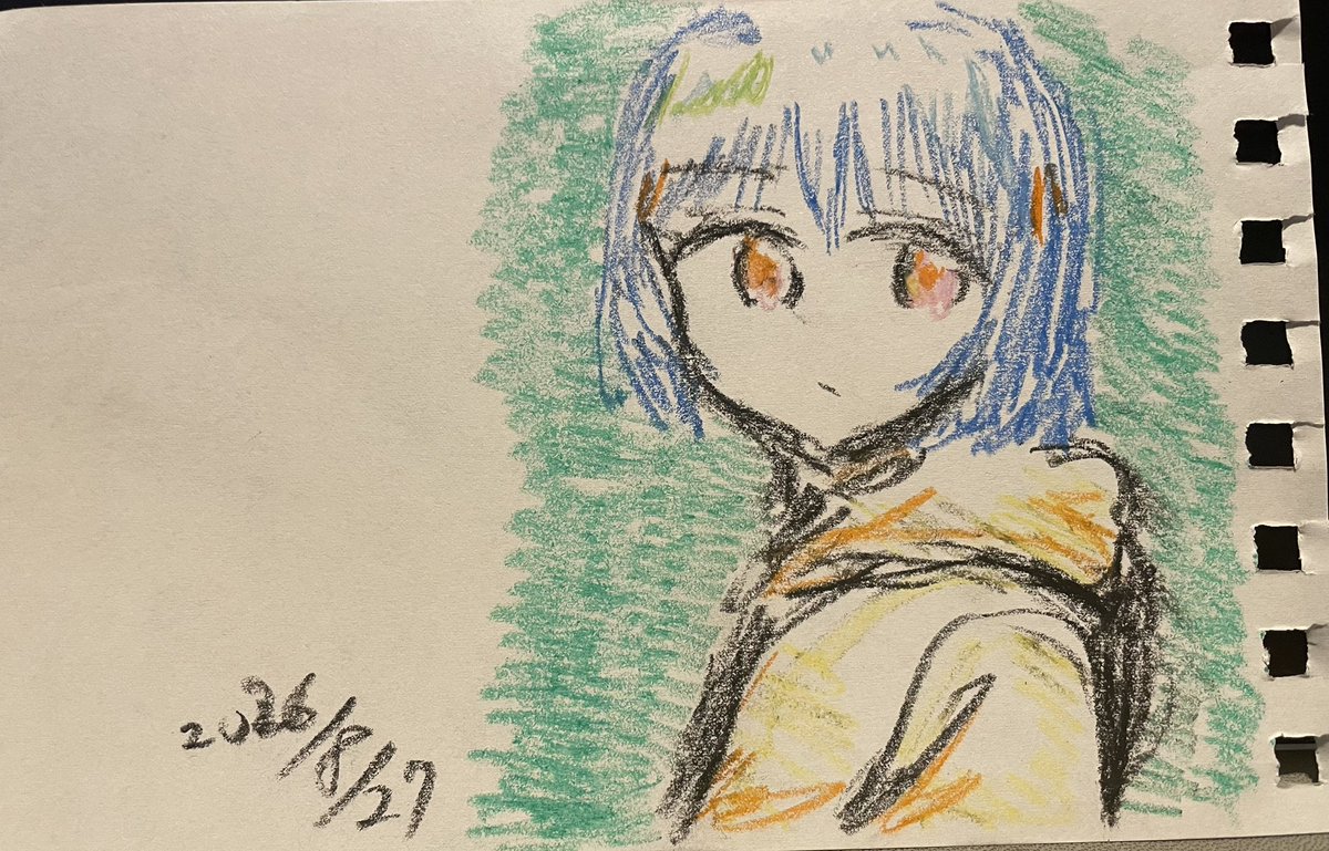 sancon0913's tweet photo. オイルパステル https://t.co/CqAcCICzmH