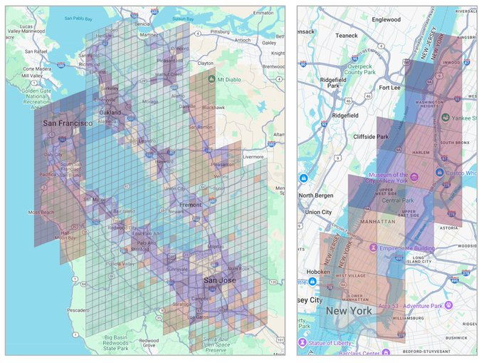 yohaniddawela's tweet photo. Google trained an AI to predict your neighbourhood's income by counting the coffee shops, bus stops, and high-rises on a map. Nobody told it what income was.

The model is called S2Vec, and it was published by Google Research as part of their Earth AI initiative. It takes the built environment (every building, road, park, and business in an area) and converts it into a layered image. Three coffee shops and one park in a grid cell become pixel values. The AI then reads that image the same way a computer vision model reads a photograph.

The training method is the part that matters. S2Vec uses masked autoencoding: you show the model a patch of a city with chunks missing, and it learns to fill in the gaps. Show it a cluster of high-rise apartments next to a subway station, mask out a section, and it predicts a grocery store belongs there. 

Do that millions of times across the globe and the model learns the deep spatial grammar of how cities organise themselves. No human ever labels a region as "financial district" or "suburban residential." The model figures out those groupings on its own from the geometry of what's built where.

The output is an embedding, a string of numbers that acts as a mathematical fingerprint for any location on Earth. Feed those embeddings into a prediction task and S2Vec can estimate population density, median income, and carbon emissions for regions it has never seen before.

On zero-shot geographic extrapolation (predicting for regions entirely absent from training data) S2Vec was typically the best-performing individual model. 

It matched or beat satellite imagery baselines like RS-MaMMUT and outperformed GEOCLIP on socioeconomic prediction. The best results came from combining S2Vec with satellite image embeddings. Built environment data alone couldn't capture vegetation, terrain, or transportation patterns well enough for environmental tasks like tree cover and elevation. But fused together, the two modalities outperformed everything else.

The standard approach to geospatial ML has been hand-crafting indicators for every new problem. Predicting air quality meant building a bespoke feature set. Estimating housing prices meant building another one. S2Vec replaces that with a single general-purpose representation that transfers across tasks.

The training data is map features, not satellite pixels. 

That distinction  is pretty important to understand. It means: map data updates faster, costs less to process, and covers built infrastructure at a resolution satellite imagery can't always match. 

A satellite sees rooftops. S2Vec knows there are three cafes, a pharmacy, and a bus stop underneath them.

Google's broader Earth AI pipeline now has three foundation models working in parallel. 

1. PDFM for population dynamics. 
2. RS-MaMMUT for satellite imagery. 
3. S2Vec for the built environment.

 Stack them and you get a system that can read a neighbourhood the way a local understands it.

More info on it here: https://t.co/vVJlLlfhc7
