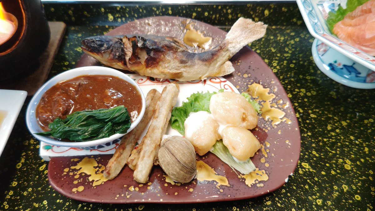 kishy01's tweet photo. 晩ごはん＼(^o^)／

メインは焼きシャブ

今日もホヤが出たけど、蒸し（？）だったようでなんとかクリア😅

でもやっぱり好きになれん🥸 https://t.co/s3iTFkqssp