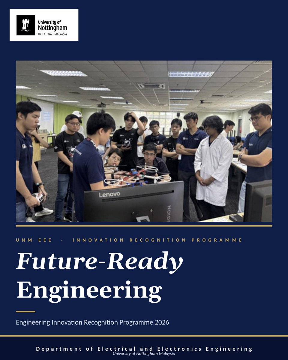 UNM_EE_Eng's tweet photo. Search-and-rescue drones, smart rooms, AI-driven human–robot interaction. Our students turned ideas into working prototypes through the Engineering Innovation Recognition Programme, run with the Robotics Society. Full story: https://t.co/qiuckN0sbS https://t.co/WU4z79zwDw