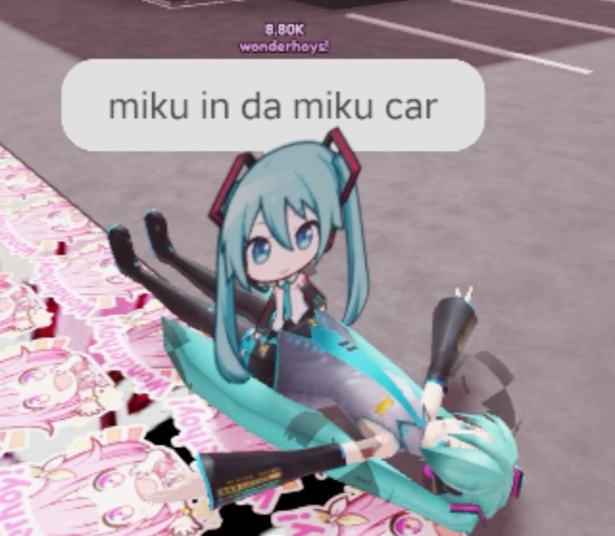 HatsuneMiku's tweet photo. The Whip https://t.co/Y63pw65k9Q
