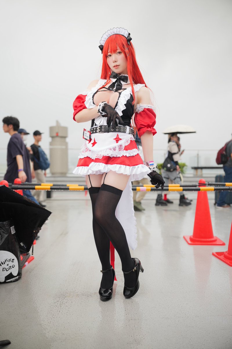 minmin_104's tweet photo. ⚠︎cosplay
NIKKE× and GALLERY 
コラボカフェ衣装
▶︎ラピ:レッドフード

#c108_cos
#NIKKEcosplay https://t.co/zN4u6Pzy7p