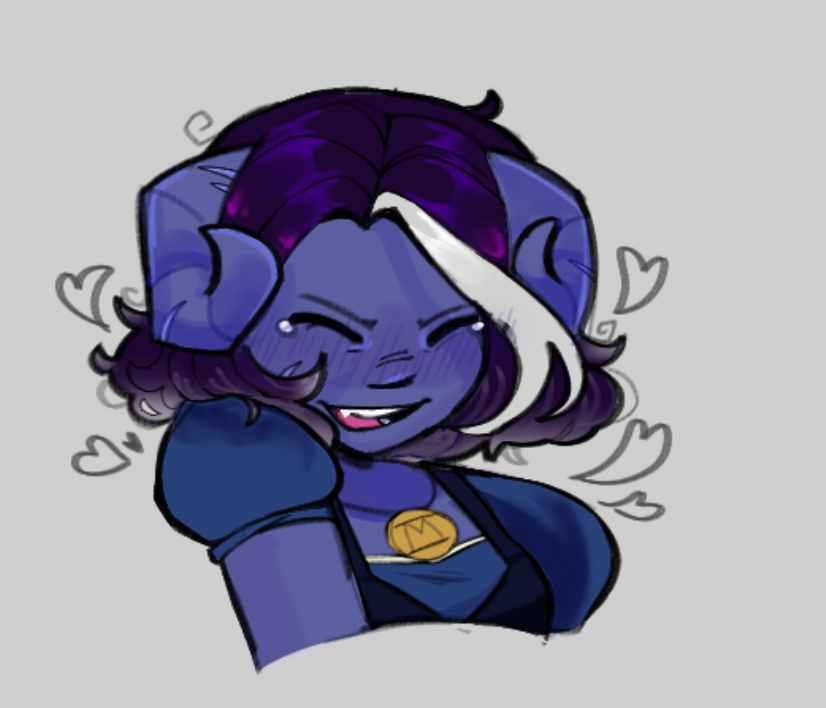 Smear_Gruff's tweet photo. jolly lil fucker aint she 
#dndart #dndoc #dnd #digitalart #oc https://t.co/sLjS8if7fK