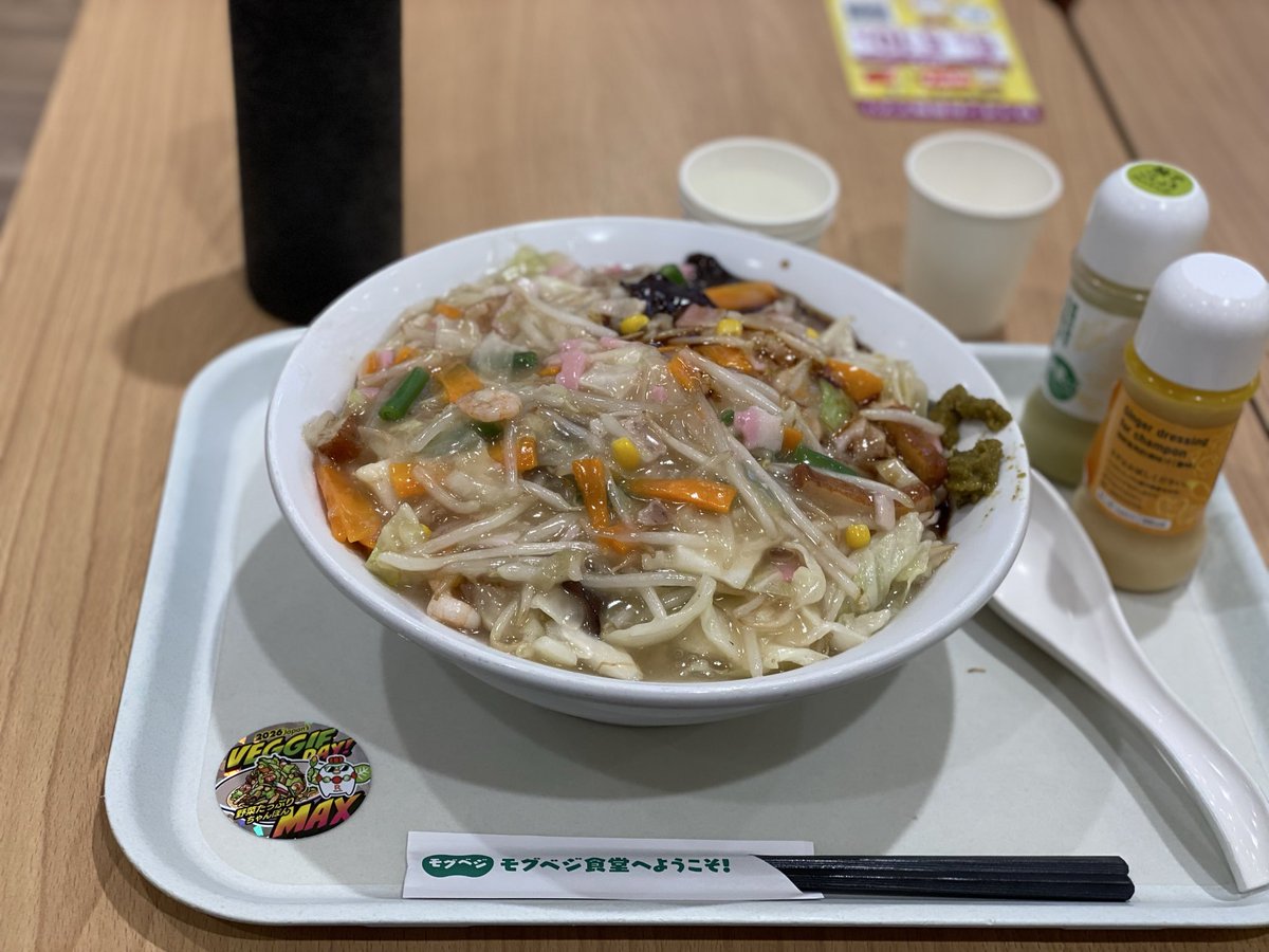 Mr_passta's tweet photo. リンガーハット公式Xの「 #831でやさい キャンペーン 」に参加中！8/31(土)までの投稿で【野菜たっぷりちゃんぽん無料引換券】がその場で当たるかも🎁 @ringerhut_jp
コレは皿うどんです😇 https://t.co/m9GXCooDkd
