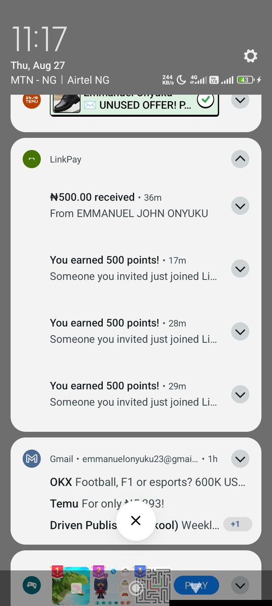 Lynx_him's tweet photo. Accumulate points on this app for now ,and wait for disbursal of withdrawal of points to cash next week. https://t.co/PPJd74Pv2k