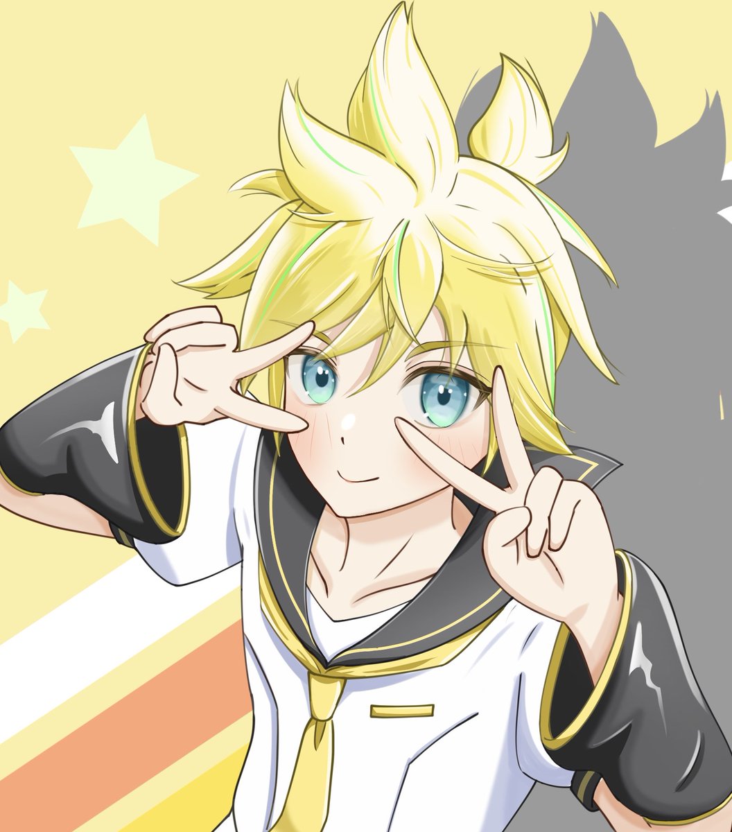 acbket_root's tweet photo. レンくんダブルピース！

#絵描きさんと繋がりたい
#絵描きさんフォロバ１００ https://t.co/N5BxBoafIX