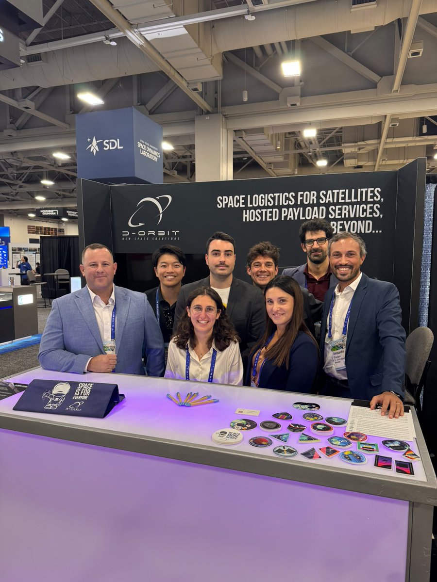 D_Orbit's tweet photo. It's been three busy days at the SmallSat Conference in Salt Lake City!
Thank you to everyone who stopped by our booth, and to everyone we met throughout this consistently well-organized event.

See you next August! https://t.co/dPZUxt24Jj