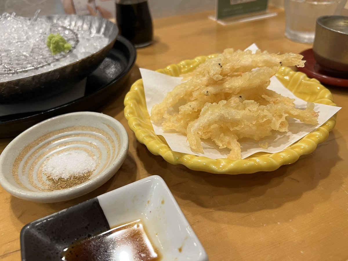 Altronic_SS's tweet photo. 白えびの天ぷらも外せねぇんだな https://t.co/eHyyqekGRM