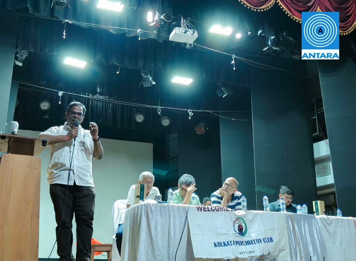 AntaraGlobal's tweet photo. 🧠 Community Mental Health | Baruipur
Antara &amp; Kolkata Psychiatric Club reached 230 ASHA workers with mental health awareness on 22 August 2026. With Mr. Nitish Kumar Barik, BMO (Health), Dr. Soumya Chatterjee &amp; Mr. Nobin D. Samuel.
💚 Mental healthcare closer to communities. https://t.co/5FF7JrazLr